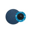 Continental Abrasives 3" 24 Grit Zirconia Cloth Reinforced Quick Change Style Disc Q-Z3024